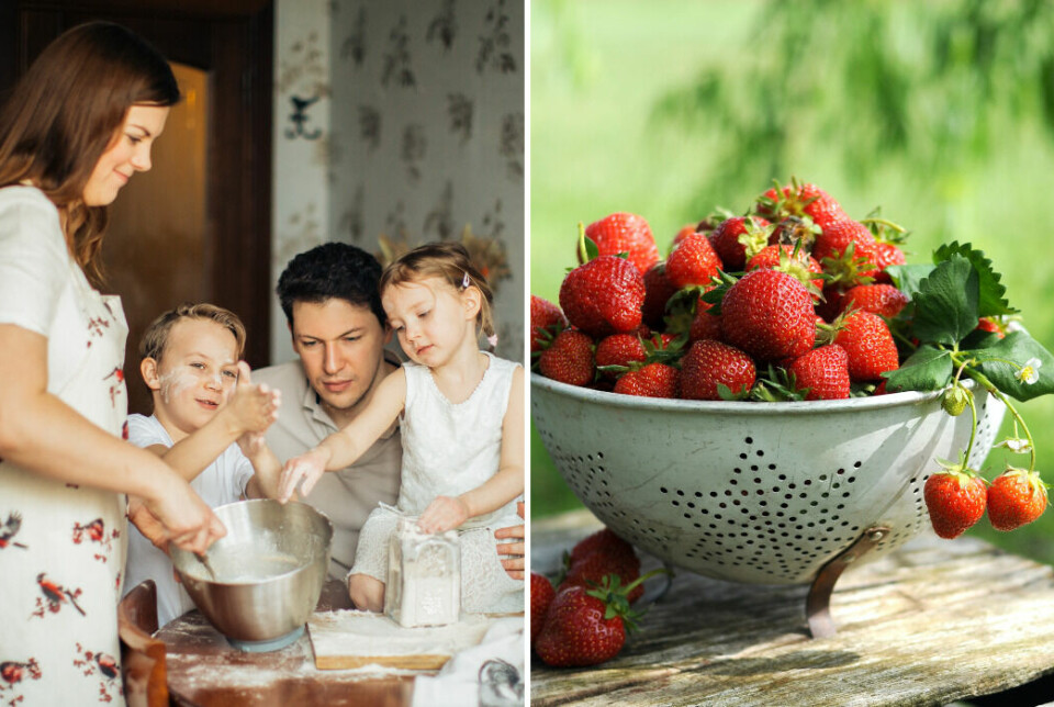 Inspireras av våra 10 smarriga bakverk med jordgubbar.